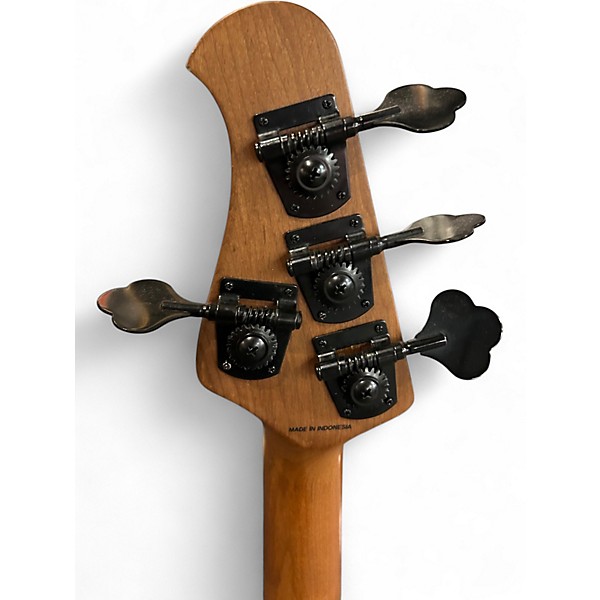 Used Sterling by Music Man Ray34 Trans Black Electric Bass Guitar