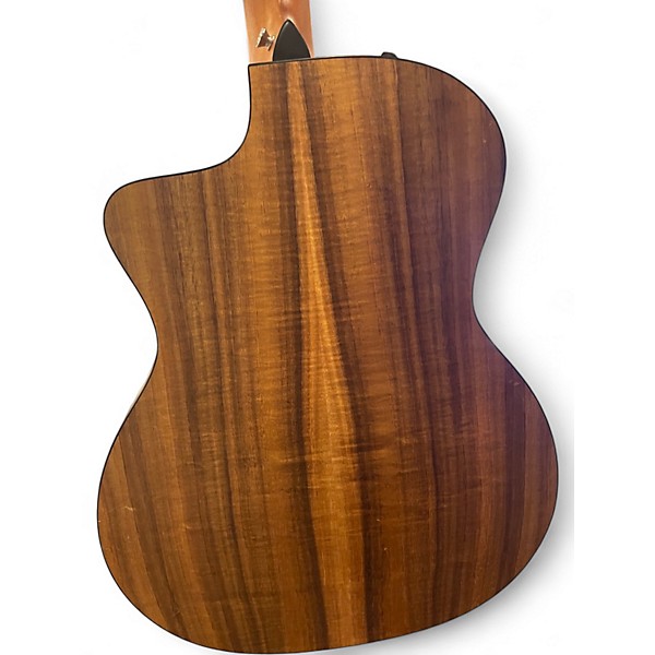 Used Taylor Custom 224ce-K Deluxe Natural Acoustic Electric Guitar