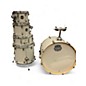Used Mapex 5 Piece Mars Silver sparkle Drum Kit