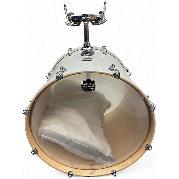 Used Mapex 5 Piece Mars Silver sparkle Drum Kit