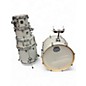 Used Mapex 5 Piece Mars Silver sparkle Drum Kit