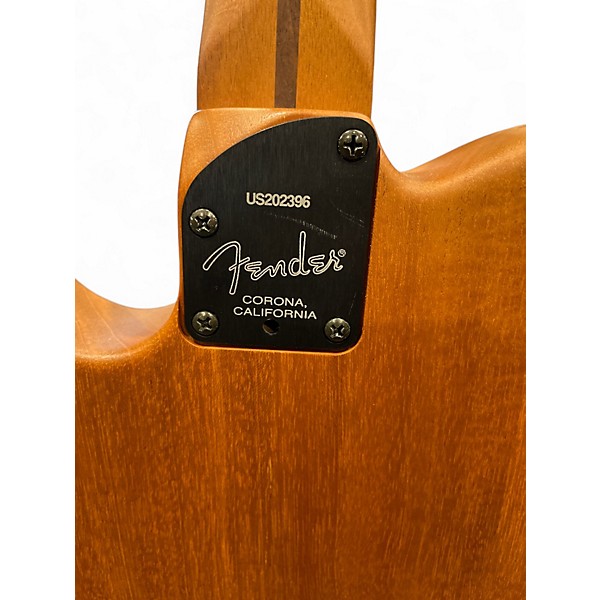 Used Fender American Acoustasonic Telecaster Black Acoustic Electric Guitar