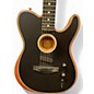 Used Fender American Acoustasonic Telecaster Black Acoustic Electric Guitar