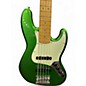 Used Fender Player Plus Jazz Bass V COSMIC JADE Electric Bass Guitar