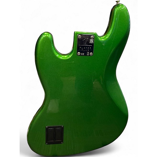 Used Fender Player Plus Jazz Bass V COSMIC JADE Electric Bass Guitar