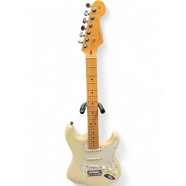 Used Fender American Standard Stratocaster OLYMPIC WHITE Solid Body Electric Guitar