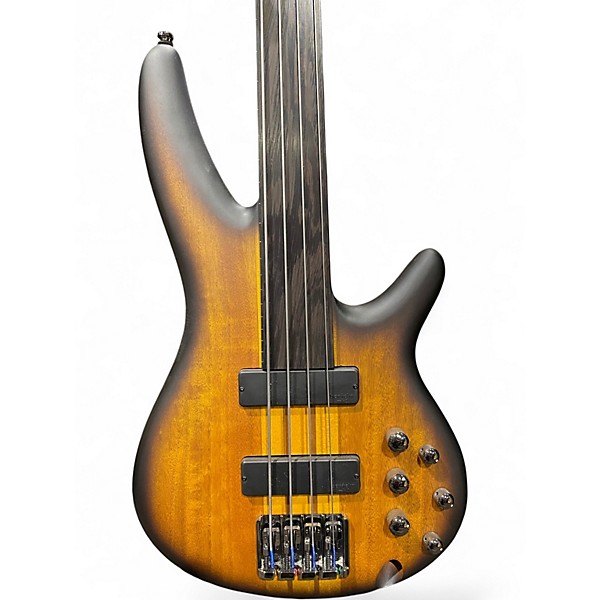 Used Ibanez SRF700 Flat Brown Burst Electric Bass Guitar