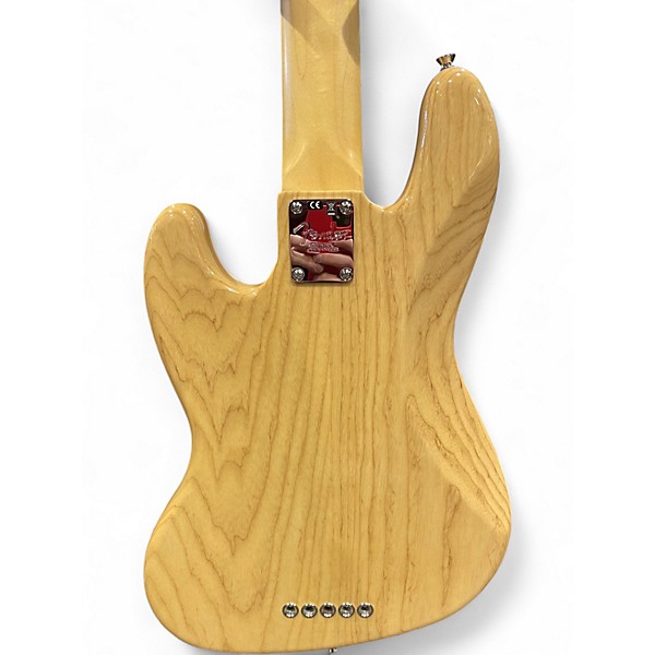 Used 2017 Fender American Professional Jazz Bass V Natural Electric Bass Guitar