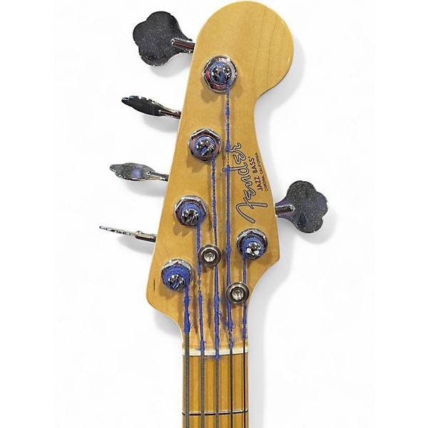 Used 2017 Fender American Professional Jazz Bass V Natural Electric Bass Guitar