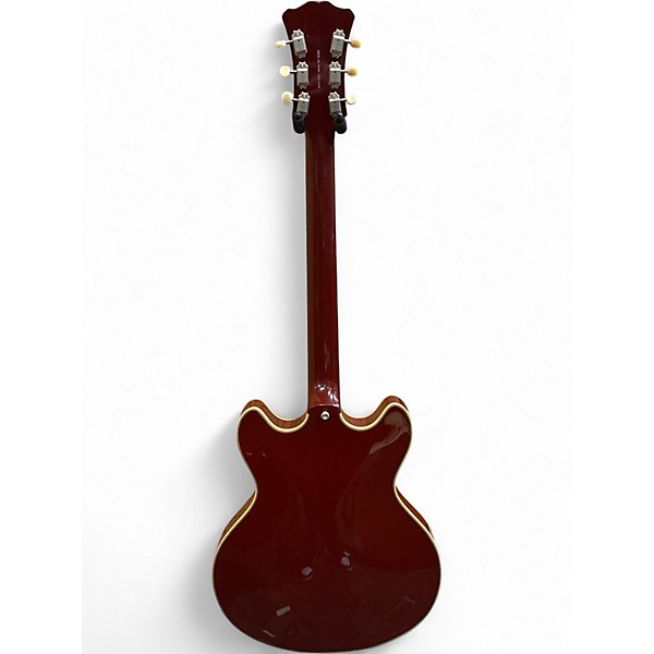 Used D'Angelico Excel DC Tour Wine Red Hollow Body Electric Guitar