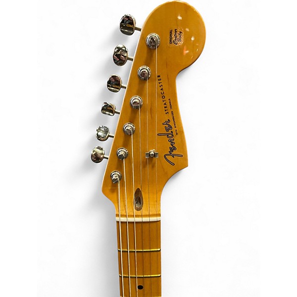 Used Fender Lincoln Brewster Stratocaster Olympic Pearl Solid Body Electric Guitar