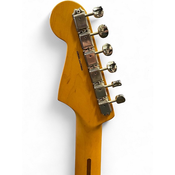 Used Fender Lincoln Brewster Stratocaster Olympic Pearl Solid Body Electric Guitar