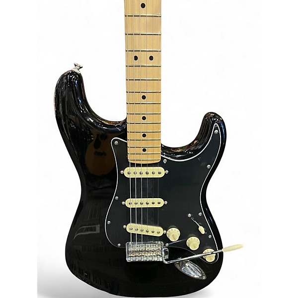 Used Fender Player Stratocaster Black Solid Body Electric Guitar