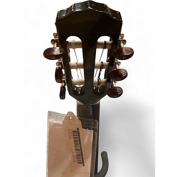 Used Fender CN-140SCE Black Classical Acoustic Electric Guitar