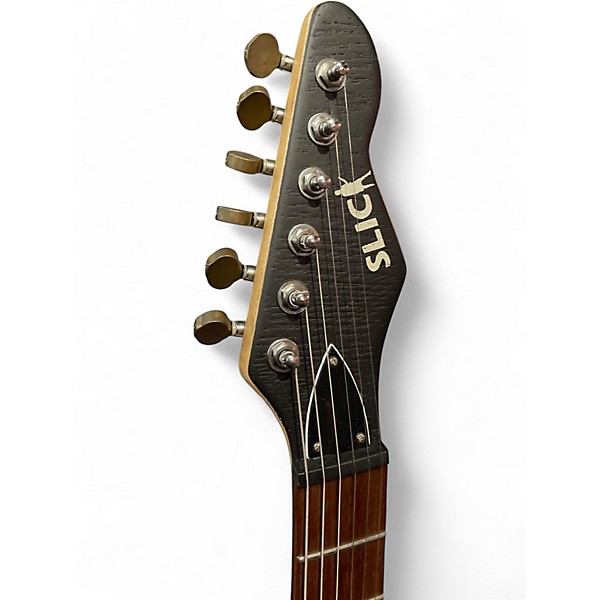 Used Slick SL54T RELIC Black Solid Body Electric Guitar