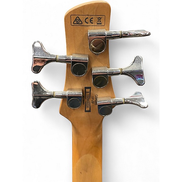 Used Ibanez GSR205 5 String Metallic Orange Electric Bass Guitar