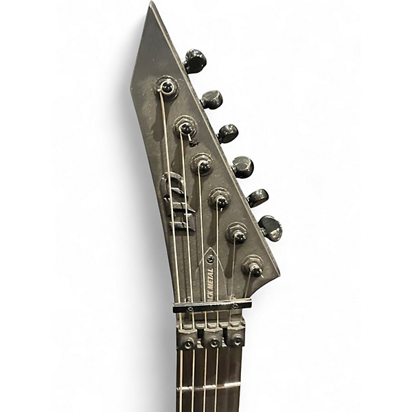 Used ESP LTD M Black Metal Satin Black Solid Body Electric Guitar