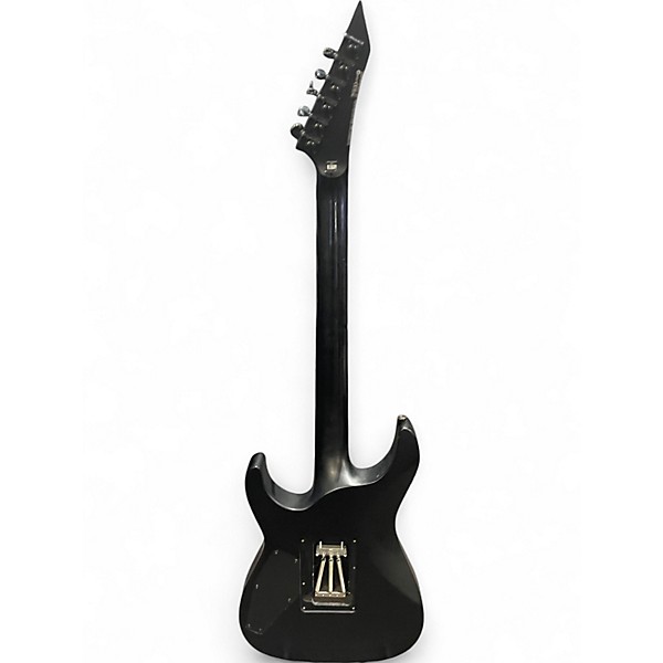 Used ESP LTD M Black Metal Satin Black Solid Body Electric Guitar