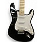 Used Squier Standard Stratocaster BLACK Solid Body Electric Guitar