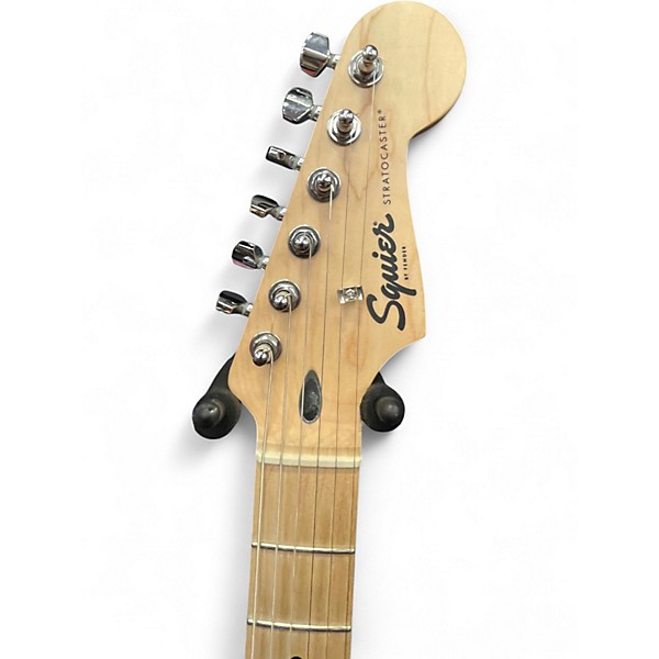 Used Squier Standard Stratocaster BLACK Solid Body Electric Guitar