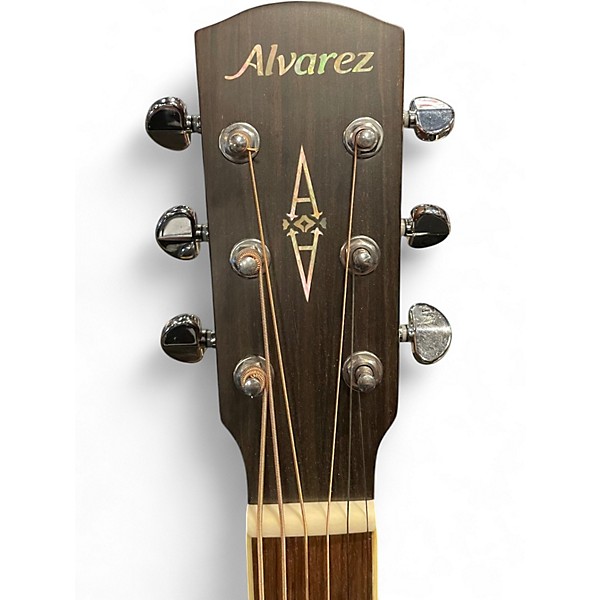 Used Alvarez ABT60E Artist Series Baritone Natural Acoustic Electric Guitar