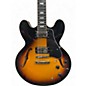 Used 2014 Epiphone Dot ES 335 Pro VS Vintage Sunburst Hollow Body Electric Guitar