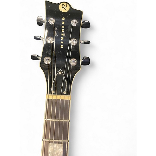 Used Reverend Sensei RA Black Solid Body Electric Guitar