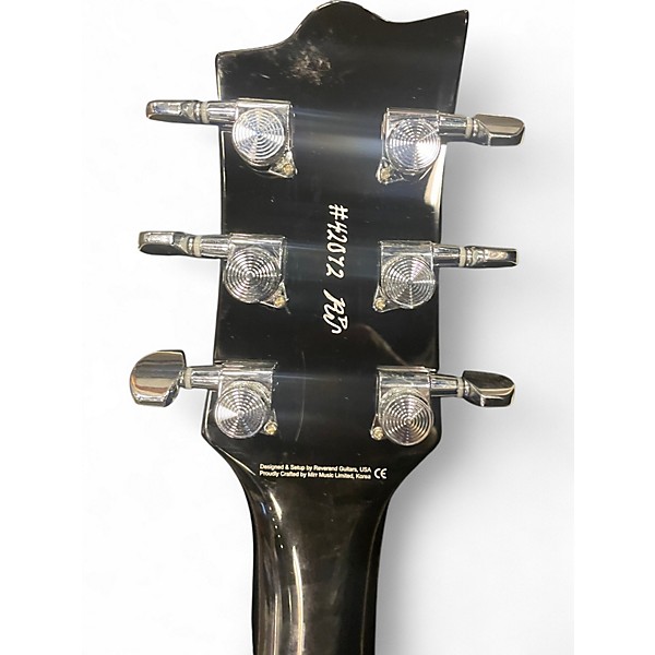 Used Reverend Sensei RA Black Solid Body Electric Guitar