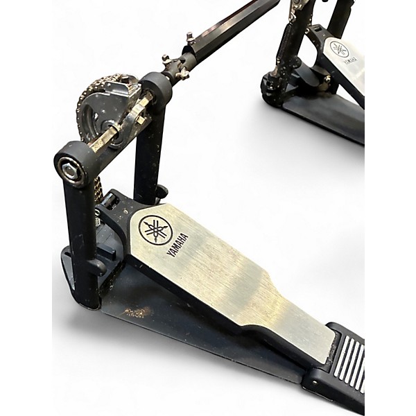 Used Yamaha Double Bass Drum with Double Chain Drive Double Bass Drum Pedal