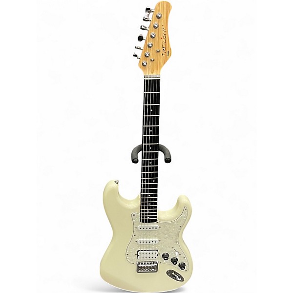 Used Fretlight 500 seris White Solid Body Electric Guitar