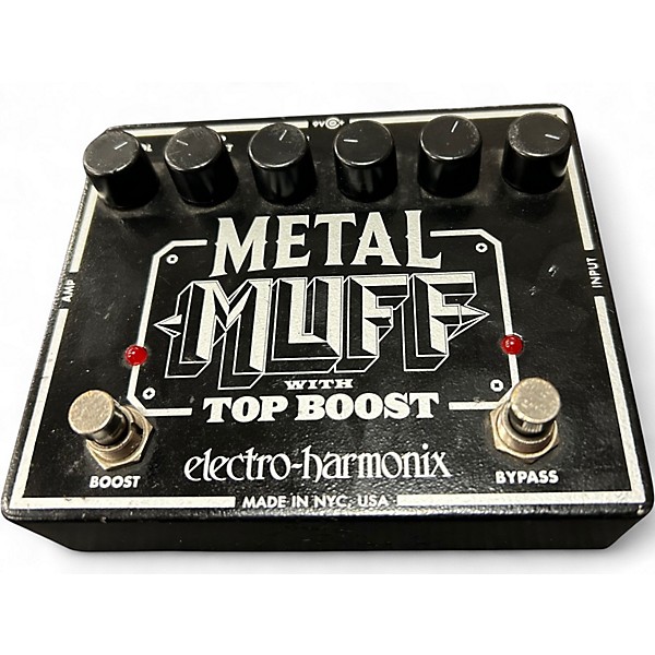 Used Electro-Harmonix Metal Muff Distortion With Top Boost Effect Pedal