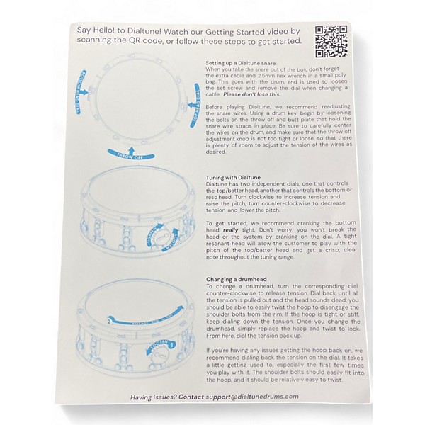 Used dialtune 14X6.5 dt200 Black Drum