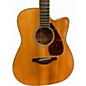 Used Yamaha FGX720SCA Natural Acoustic Electric Guitar