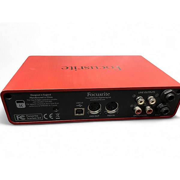 Used Focusrite Scarlett 2i4 Audio Interface