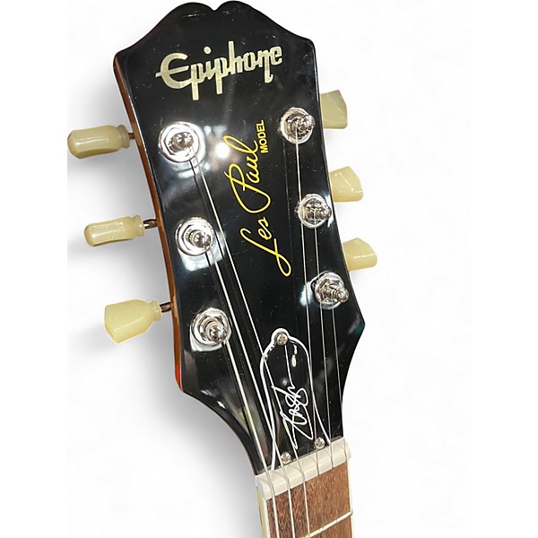 Used Epiphone Slash Signature Les Paul Classic Victoria Gold Solid Body Electric Guitar