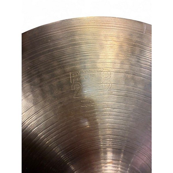 Used Paiste 15in 2002 Sound Edge Hi-Hats Cymbal
