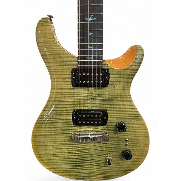 Used PRS PAULS GUITAR SE GREEN Solid Body Electric Guitar