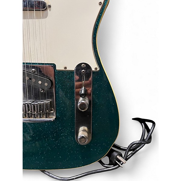 Used Fender Custom Shop American Sparkle Telecaster Blue Sparkle Solid Body Electric Guitar