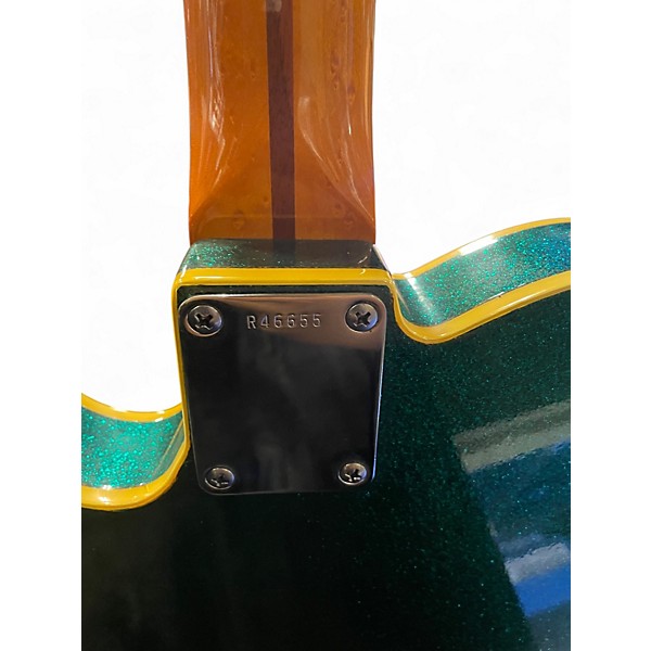 Used Fender Custom Shop American Sparkle Telecaster Blue Sparkle Solid Body Electric Guitar