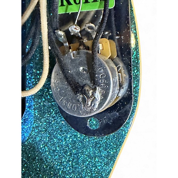 Used Fender Custom Shop American Sparkle Telecaster Blue Sparkle Solid Body Electric Guitar