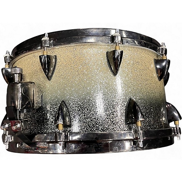 Used Orange County Drum & Percussion 14in 25 Ply Maple Silver Sparkle Drum