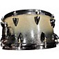 Used Orange County Drum & Percussion 14in 25 Ply Maple Silver Sparkle Drum