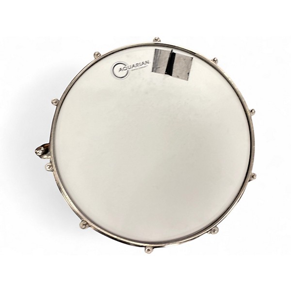 Used Orange County Drum & Percussion 14in 25 Ply Maple Silver Sparkle Drum