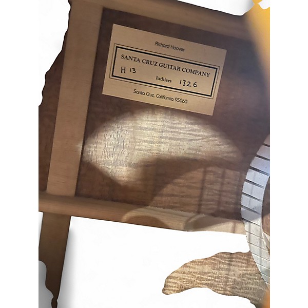 Used Santa Cruz H13 Natural Acoustic Electric Guitar