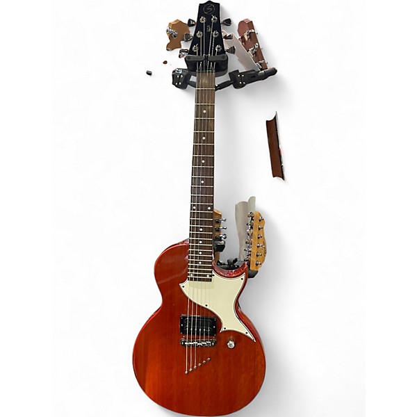 Used Samick Linda LN-10 Les Paul Jr Mahogany Solid Body Electric Guitar