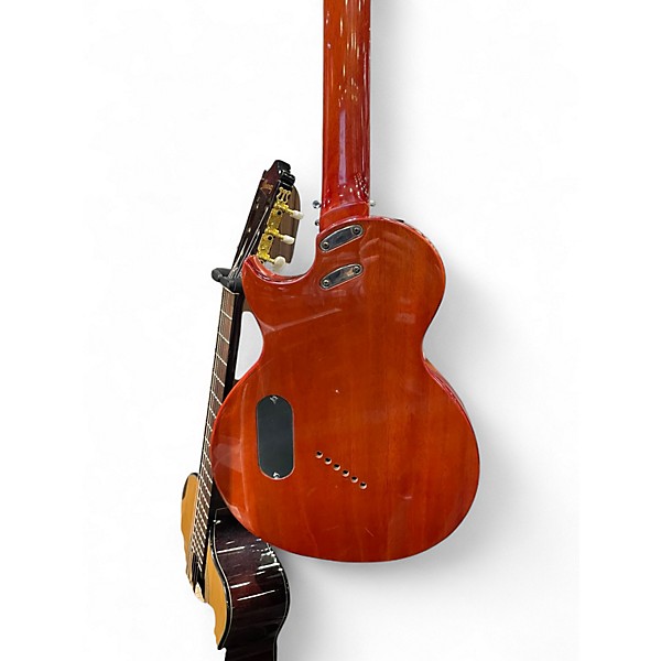 Used Samick Linda LN-10 Les Paul Jr Mahogany Solid Body Electric Guitar