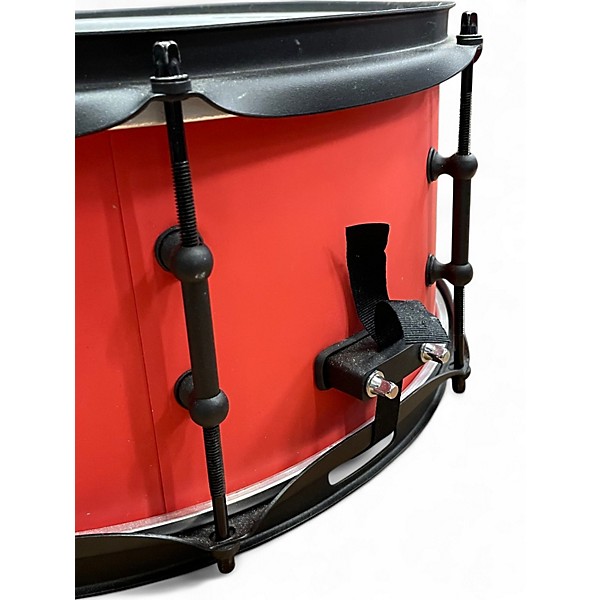 Used SJC 14X6.5 Pathfinder Snare Fresno Red Drum