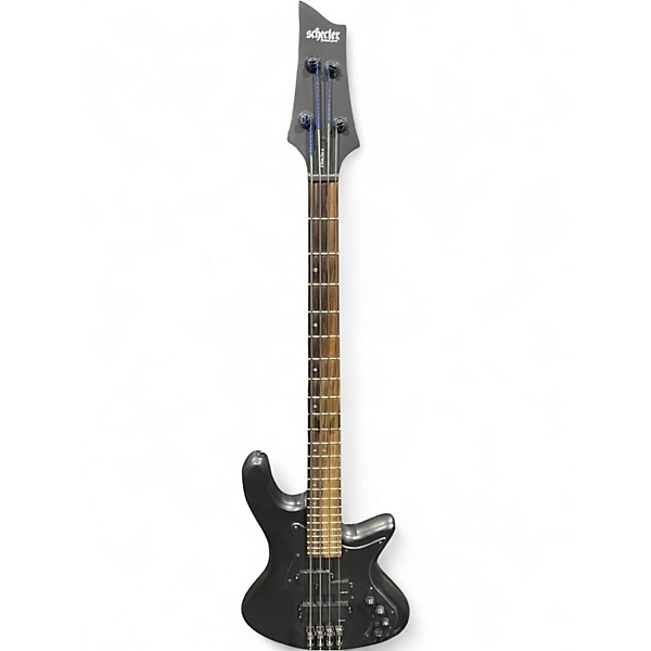 Used Schecter Guitar Research DIAMOND SERIES STEALTH-4 Black Electric Bass Guitar