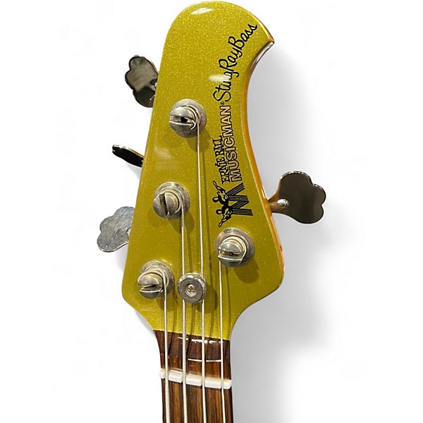 Used Ernie Ball Music Man Stingray Classic 4 String EL DORADO GOLD Electric Bass Guitar