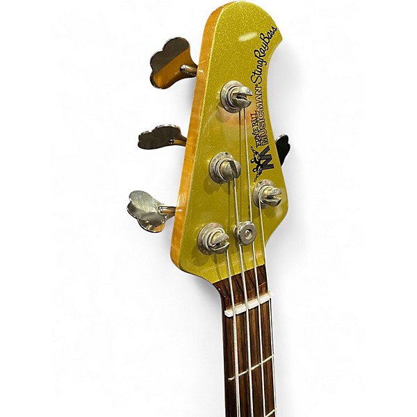 Used Ernie Ball Music Man Stingray Classic 4 String EL DORADO GOLD Electric Bass Guitar